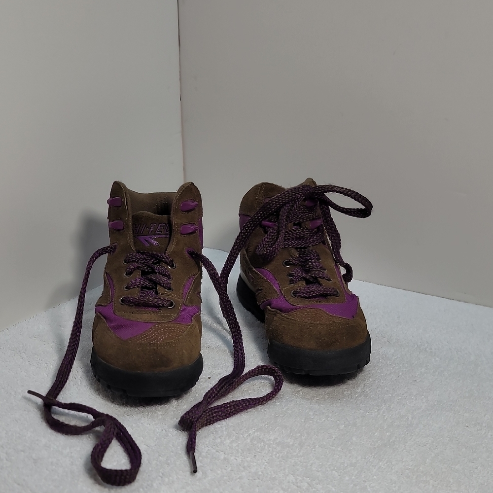 Hi Tec Womens Brown and Purple Hiking Shoes 6.5 EUC